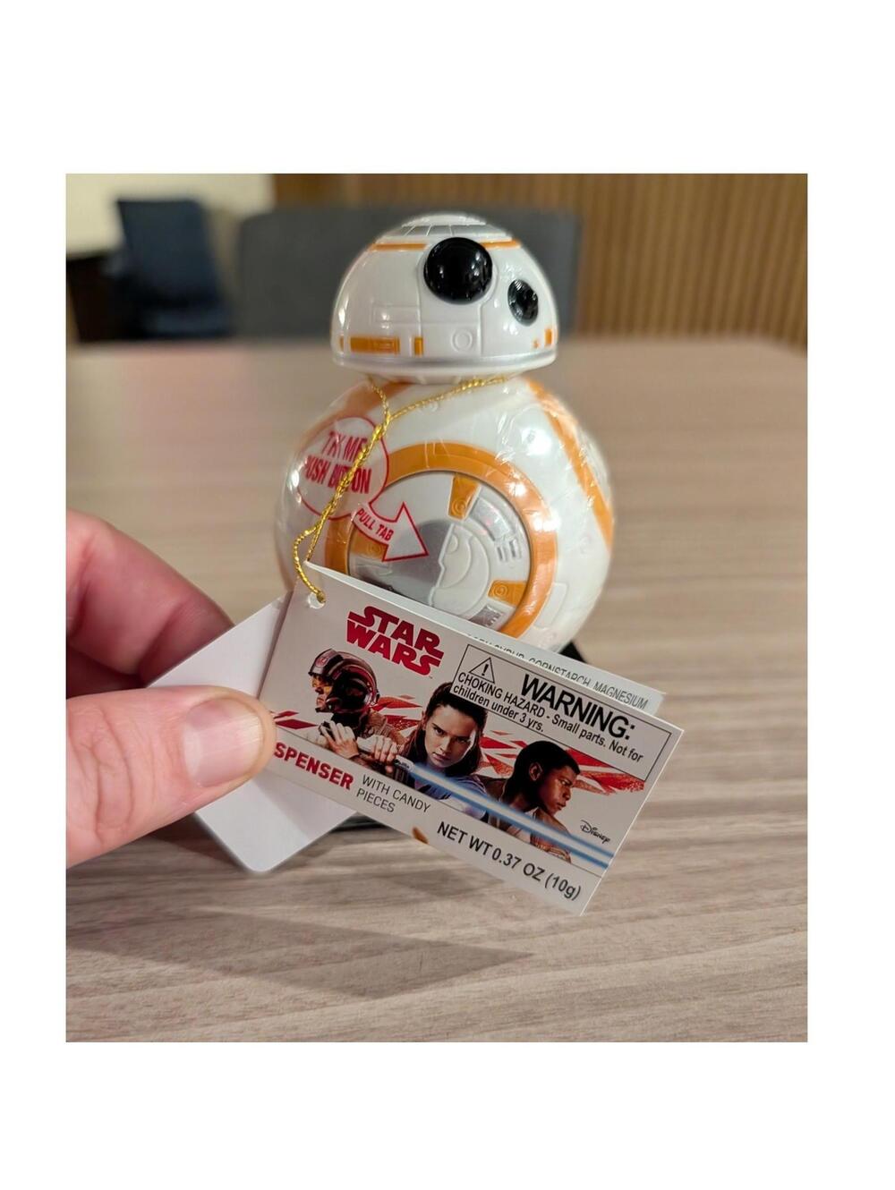 Star Wars Candy Dispenser With Candy New